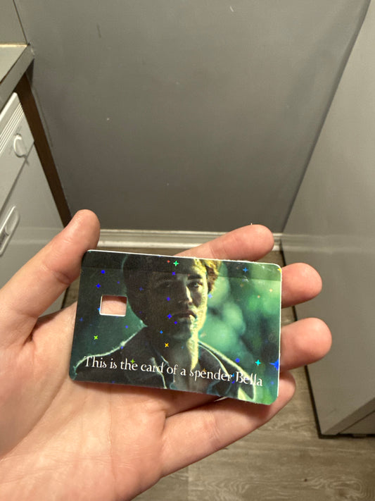 Edward C Card of a Spender